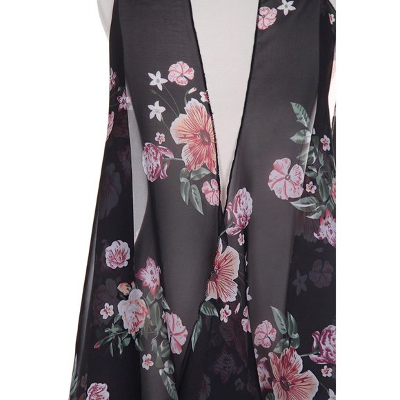 Code22 Big Floral Pattern Printing Cover Up - Picture 4 of 4